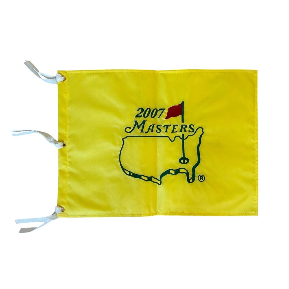 2007 Masters Tournament Augusta National Yellow Flag Golf Official Merch